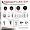 Service Caster 5 Inch High Temp Phenolic 58 Inch Threaded Stem Caster Set 2 Brakes SCC SCC-TS20S514-PHSHT-58212-2-TLB-2 - alternate 4